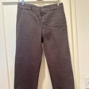 Maison Martin Margiela brown men's check trousers/pants Size 44 (28 in waist)